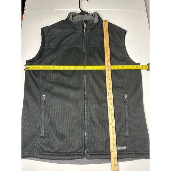 REI Polartec Fleece Vest Mens Size XL Black Ribbed Hike Outdoors Wind - Picture 5 of 11